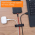 OIIKI 6 Pack Cable Organizer, Self-Adhesive Cord Holders for Desk, Wire Organizer for Phone, Computer, Charger