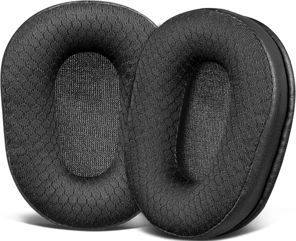SOULWIT Mesh Fabric Earpads Replacement for BlueParrott B450/S450 (450XT 450 XT) Bluetooth Headset, Noise Cancelling