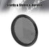 X AUTOHAUX 2pcs 1.5" Black Audio Speaker Cover Mesh, Subwoofer Grill Horn Guard Protector