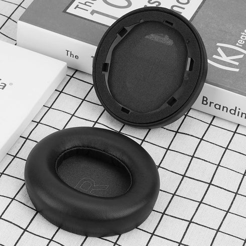 Geekria Elite Sheepskin Replacement Ear Pads for Anker Soundcore Life Q30, Q35 BT Headphones, Ear Cushions (Black)