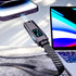 pzoz 4-in-1 USB C Fast Charging Cable - Multi USBC Charger Combo with LED Display for iPhone 16/15/14 Pro Max