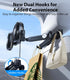 5V/ 12V /24V Long Arm Dual Head Car Cooling Fans for Back Seat for Kids, Usb Car Backseat Headrest Fan for Baby Rear