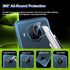 [2+2 Pack Tempered Glass Screen Protector for Nokia X100, 2 Pack Camera Lens Protector, Anti-fingerprint