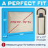75 Inch Garnetics Outdoor TV Cover Waterproof, Weatherproof TV Enclosures with Smart Shield Screen Protectors, Ideal