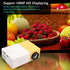 Mini Portable 1080P LED Projector, Pocket Pico Video Projector for Home Theater, Outdoor Movie Projector, Kids Gift,