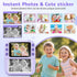 Yusuuo 1080P 4 5 6 7 8 9 10 32GB Instant Print Camera for Kids, Christmas Birthday Gifts for Girls Boys, Instant