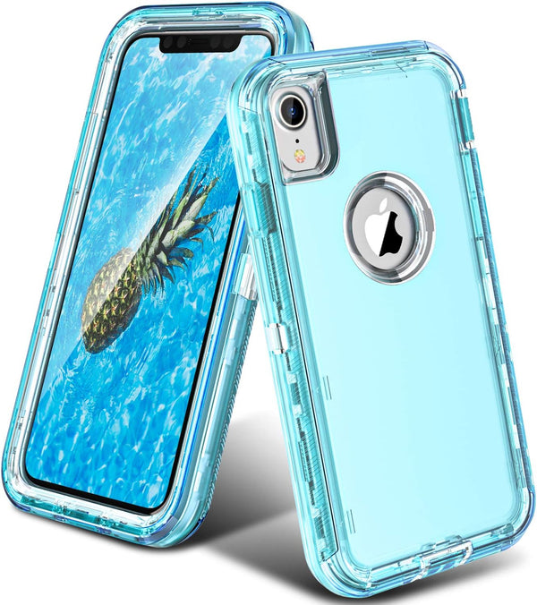 ORIbox Case Compatible with iPhone XR - Heavy Duty Shockproof Anti-Fall Clear Case