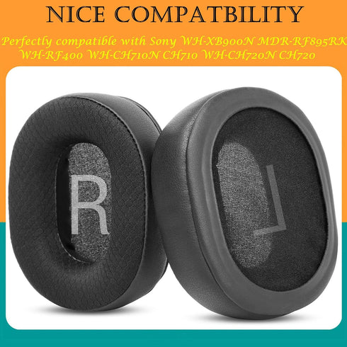 TaiZiChangQin WH-XB900N Ear Pads Ear Cushions Replacement Compatible with Sony WH-XB900N MDR-RF895RK WH-RF400 WH-CH710N WHCH710 WH-CH720N WHCH720 Headphone Fabric Earpads