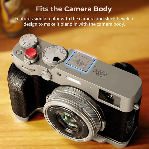 SmallRig Hot Shoe Cover for FUJIFILM X100VI, X100V, X-T4, X-T3, X-E4, X-T50, X-T30, Silver