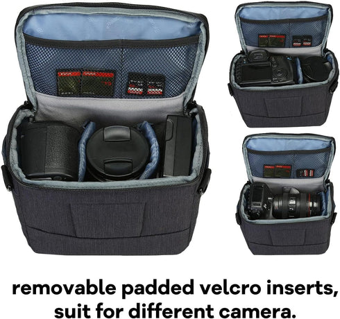 G-raphy Camera Bag Case Compact Lightweight Shoulder Crossbody Sling Waist Photography Bags for Nikon Canon Sony DSLR