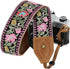 Padwa Lifestyle Embroidered Flower Camera Strap - 2" Wide Vintage Cowhide Strap for DSLR/SLR Cameras