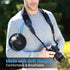 DSLR Camera Neck Strap, Soft Neoprene Shoulder Belt for Canon EOS R5 R6 5D Mark IV 6D Mark II SL3 SL2 T8i T7 T7i 90D 80D Nikon D6 D5 DF D850 D810 D780 D7500 D5600 D3500 with Zipped Pockets