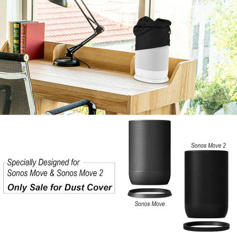 TXEsign Elastic Dust Cover for Sonos Move & Sonos Move 2 Speaker, Protective Stretchable Case