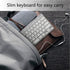 FLY WAY Bluetooth 3.0 Keyboard, Portable Wireless Keypad, Universal Slim Keyboard for iOS, Android, Windows (German)