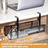 Under Desk Cable Management Tray, Cord Organizer for Desk, No Drill Storage for Office and Home, White