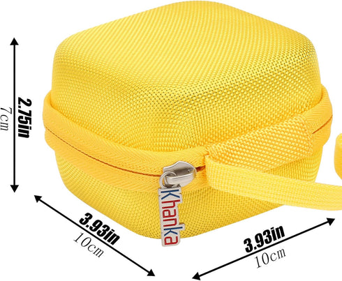 khanka Hard Travel Case for Iseyyox/RTOPS/Hicober/UCOMX Nano 3 in 1 Wireless Charger, Case Only (Yellow)