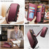 Defencase 15 15 6.1", Compatible with iPhone Case Wallet with RFID Blocking Card Holder for Women and Men, Fashion PU