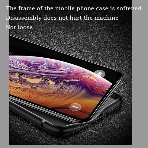 Phone Case for Cricket Outlast U680AC (6.80"), with 2 x Tempered Glass Screen Protector, Ultra-Thin Black Soft TPU