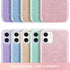 MILPROX Bling Sparkly Glitter Case for iPhone 11, Protective 3 Layer Hybrid Anti-Slick Slim Soft Cover, Blue