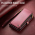 Defencase 15 15 6.1", Compatible with iPhone Case Wallet with RFID Blocking Card Holder for Women and Men, Fashion PU