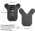 TAMEIVISUA KP9, KP20, KP22 Body Camera Magnet Bracket, Strong Magnet for Cameras