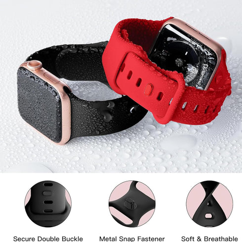 Compatible for ITOUCH AIR 4 Bands, 24mm Soft Silicone Replacement Sport Strap for ITOUCH AIR 4 Smartwatch