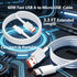 ZZrszhp 3.3ft WCM U209 Micro USB Charging Cable Compatible with Westinghouse Neck Massager Designed for Older Models
