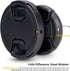 2-Pack 37mm Front Lens Cap Cover with Deluxe Cap Keeper for Olympus 14-42mm 1:3.5-5.6 EZ Kit Lens on OM-D EM10 Mark III