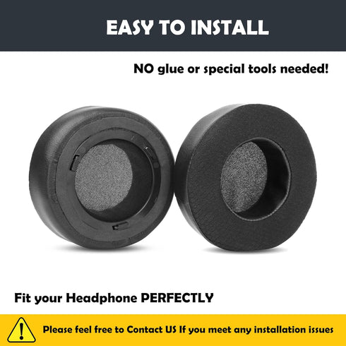 Replacement Cushion Earpads Compatible with Corsair Virtuoso RGB SE Gaming Headset (Round) with Cooling Gel Layer