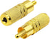 zdyCGTime Gold Plated RCA to 3.5MM Audio Adapter, 3.5mm Female to RCA Male Plug Connector, 2 Pack