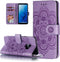 EYZUTAK Mandala Case for Samsung Galaxy S9, Premium Leather Flip Wallet with Card Slots, Magnetic Stand, Ultra Slim