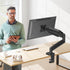 MOUNT PRO Single Monitor Desk Mount - Articulating Gas Spring Arm for 13 to 32 Inch LCD Monitors