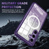 Hekodonk Glitter Case for Samsung Galaxy S24 Plus, Compatible with MagSafe, Full Body Shockproof with Screen & Camera