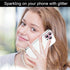iPhone 14 Pro & Pro Max Camera Lens Protector - 3+1 Glitter Bling, Tempered Glass, Metal Ring, Case Friendly (Pink)