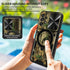 Samsung Galaxy A53 5G Case - Heavy Duty Dual Layer with Slide Camera Lens Cover & 360° Kickstand, Camouflage Tree.