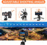 Camera Mount Phone Tripod Stand: 51-Inch Lightweight Travel Tripod for iPhone with Remote, Phone Holder & GoPro