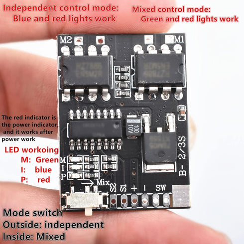 KINGMODEL 3pcs 5A 2S-3S 130 180 Dual Way Bidirectional Brushed ESC LiPo Esc Speed Controller for RC Boat Tank Motor