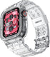 amBand Compatible for Apple Watch Band 45mm 44mm 42mm with Bumper Case, Crystal Cute Women Strap
