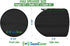 Marine Wakeboard Tower Speaker Covers for 8” Round Speakers – Water-Resistant, Large Size (Set of 2)
