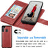 Tekcoo Galaxy A21 Case, Luxury PU Leather Wallet Case with Cash Credit Card Slots, Detachable Magnetic Flip Cover