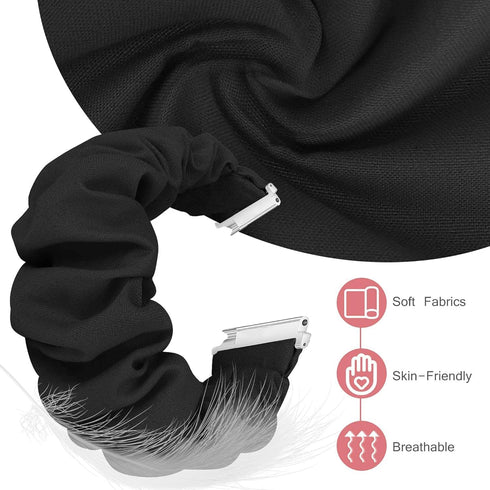 Mindrose Smart Watch Bands, 18mm Fabric Elastic Scrunchie Replacement Straps for Mindrose H80 1.47 inch Watch