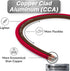InstallGear 14 AWG Speaker Wire Cable (100 Foot + 12 Banana Plugs) - True Spec Soft Touch for Car, Home Theater,