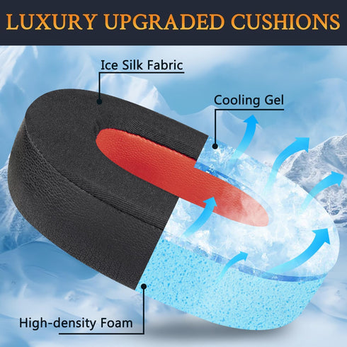 SOULWIT Cooling Gel Earpads Replacement for Plantronics BackBeat Pro 2, Voyager 8200 UC Headphones, Noise Isolation Foam