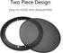6.5" Speaker Grill Covers, Car Speaker Subwoofer Guard Protector, ABS Plastic Frame with Metal Mesh, Black - 2Pcs