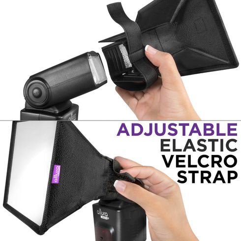 Altura Photo Flash Diffuser Light Softbox 6x5 - Universal, Collapsible with Storage Pouch for Speedlight
