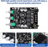 2.0 5.0 200W 12-24V 2.0 Channel Bluetooth Amplifier Board HiFi Subwoofer Audio AMP with Treble and Bass, BT USB and AUX