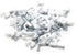 THE CIMPLE CO - Single Coaxial Cable Clips, White, 1/4 in (6 mm) Nail Clip, 100 Pieces per Bag, Cat6, Electrical Wire