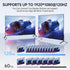 1080P HDMI to VGA and HDMI Adapter, Dual Output Video Converter with Audio, USB-Powered HDMI Splitter for Laptop, TV