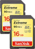 Extreme SDHC 16GB Class 10 Memory Card - 2-Pack