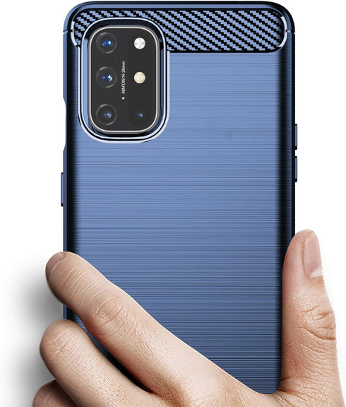 Osophter Case for Oneplus 8T, Shock-Absorption Flexible TPU Rubber Cover with Screen Protector